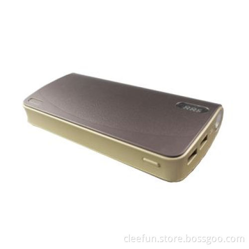 Large capacity with 1,400mAh LCD mobile phone charger